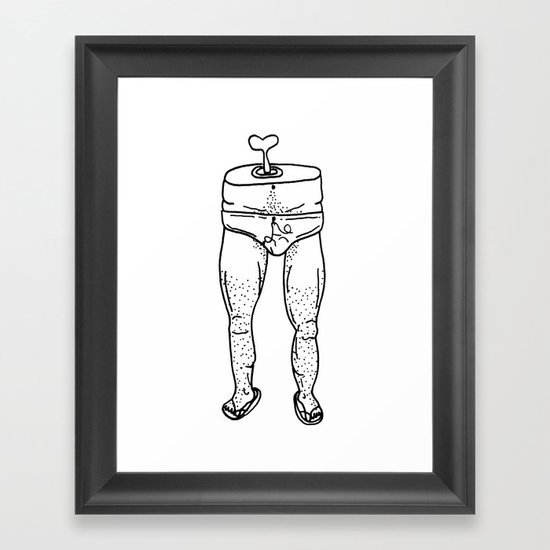 Speedo. Framed Art Print