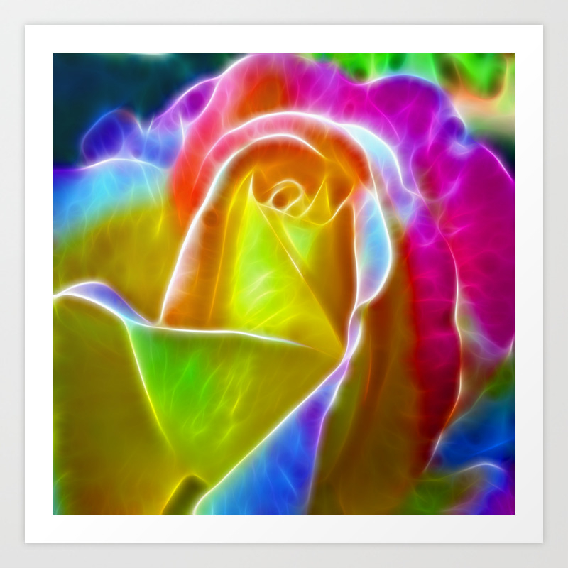 Elegance Is A Glowing Inner Peace Art Print By Walkthecreativepath Society6