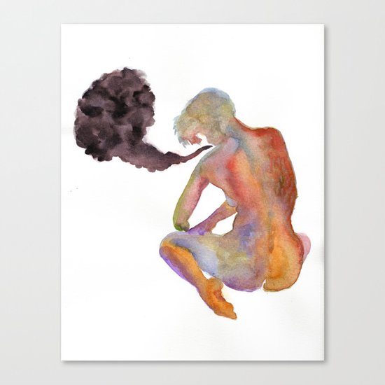 Obscure Thoughts Canvas Print