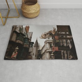 Diagon Alley Potter Magic Wizards And Witches World Rug
