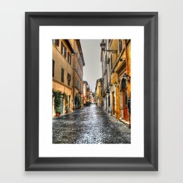 Trastevere Framed Art Print | Digital, Architecture, Photo 