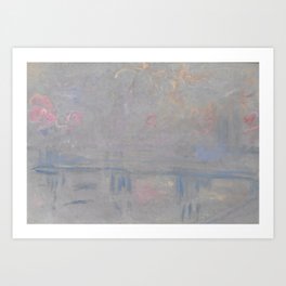 Monet - Charing Cross Bridge 1900 Art Print