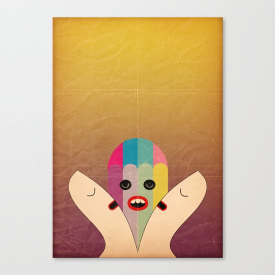 vediamo cosa c'è dentro Canvas Print
