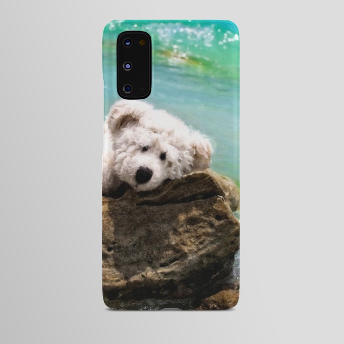 Inspirational Motivational Encouraging Art Teddy Bear Android Case