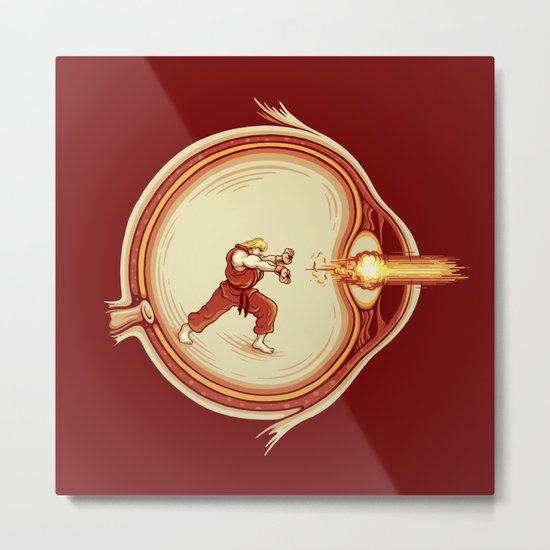 Optic Blast Metal Print