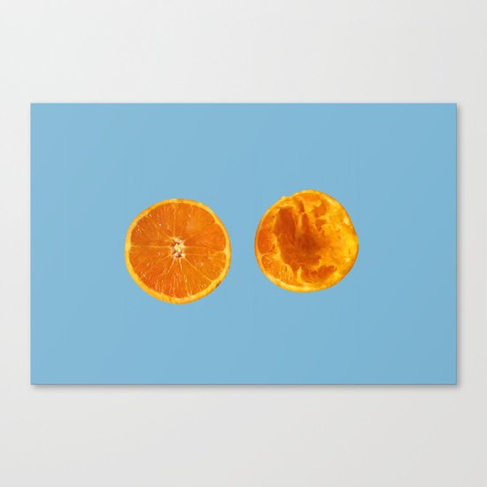 Mi media naranga / My better half Canvas Print