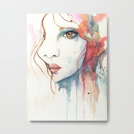Girl ASD 01 Metal Print