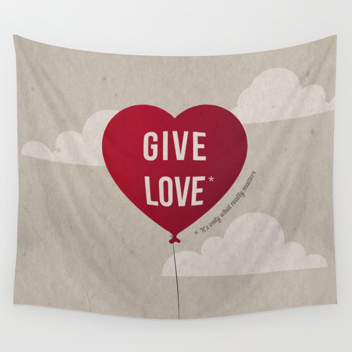 Give Love II Wall Tapestry