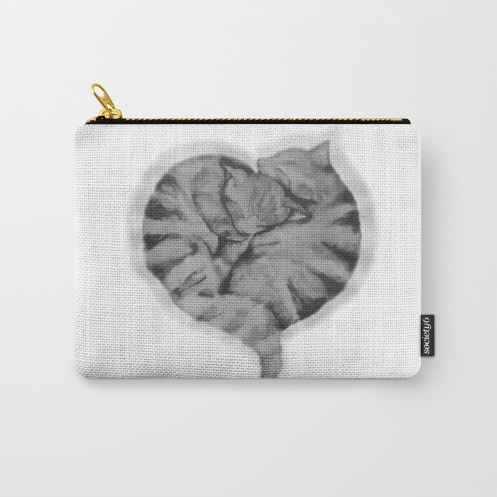 Cuddling Cats Carry-All Pouch