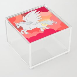 Alicorn at Sunset Acrylic Box