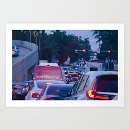 Traffic Art Print