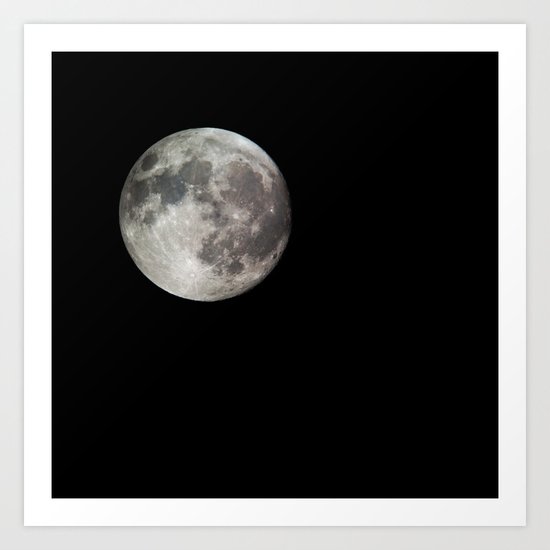 Moon Art Print