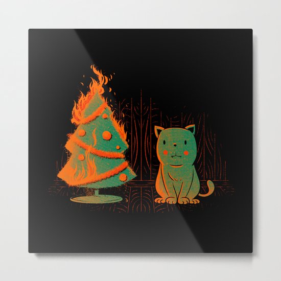 Xmas Miracle Metal Print