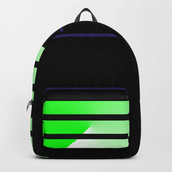 Team Color 5...lime green,navy Backpack