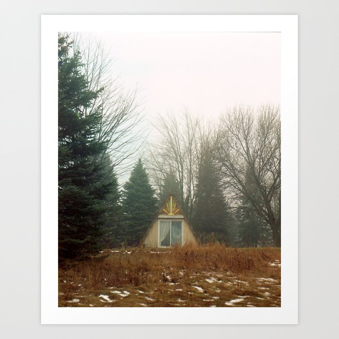 Triangle in the Woods Art Print