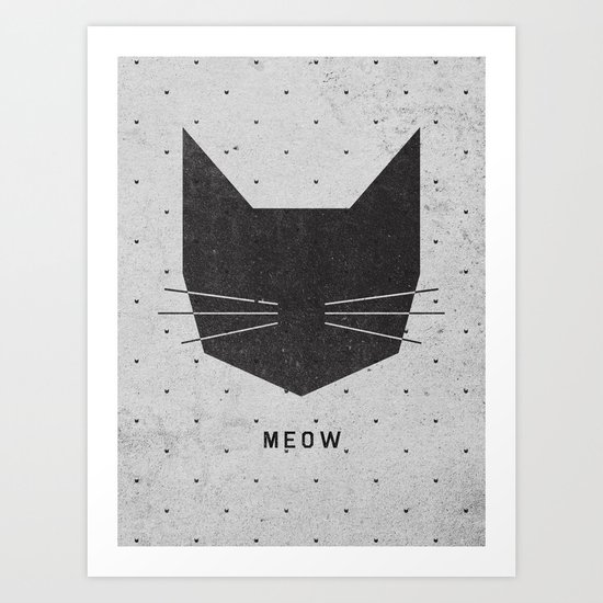 MEOW Art Print