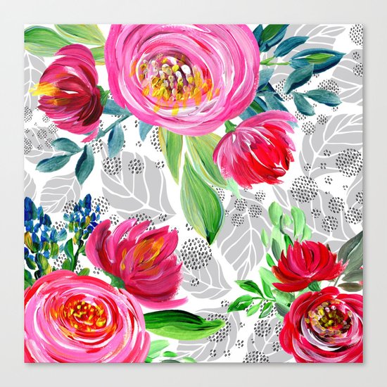 Spring flowering Canvas Print