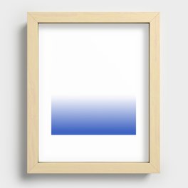 OMBRE BLUE Recessed Framed Print