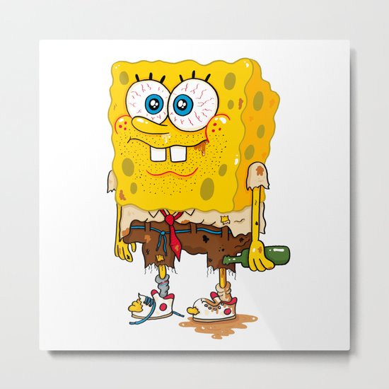 SpongeSlob DirtyPants Metal Print