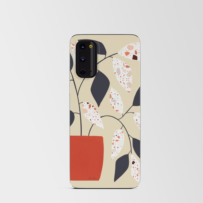 Plants and terrazzo Android Card Case