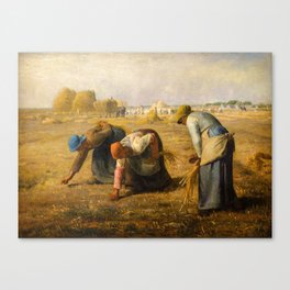 Jean-Francois Millet - The Gleaners Canvas Print