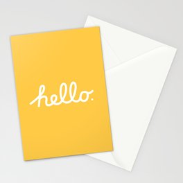 Hello: The Macintosh Office (Yellow) Stationery Cards