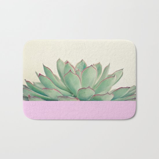 Succulent Dip Bath Mat