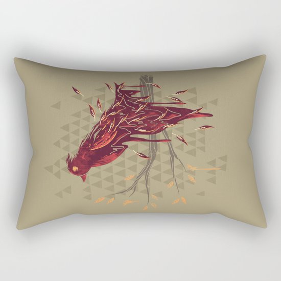 Fading Beauty Rectangular Pillow