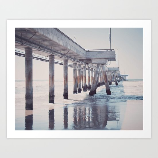 The pier Art Print