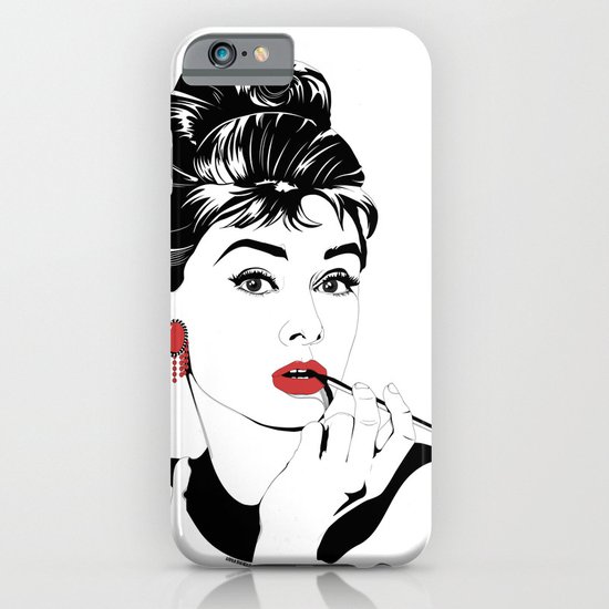 Audrey Hepburn iPhone & iPod Case