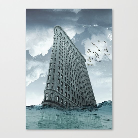 below the water line Canvas Print