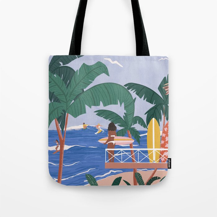 Beach House Tote Bag
