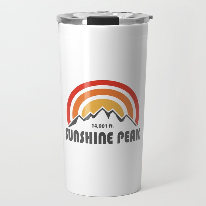 Sunshine Peak Colorado Travel Mug