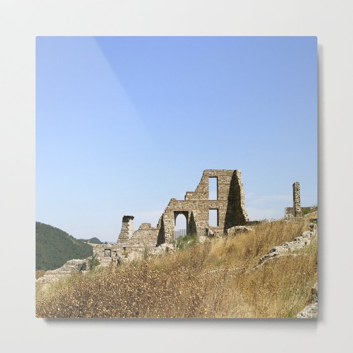 Ancient Italian Village Ruins Metal Print