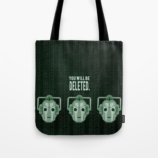 Doctor Who: Cybermen Print Tote Bag