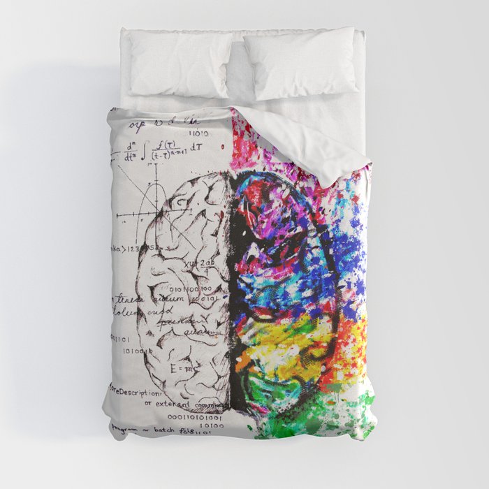 Conjoined Dichotomy Duvet Cover