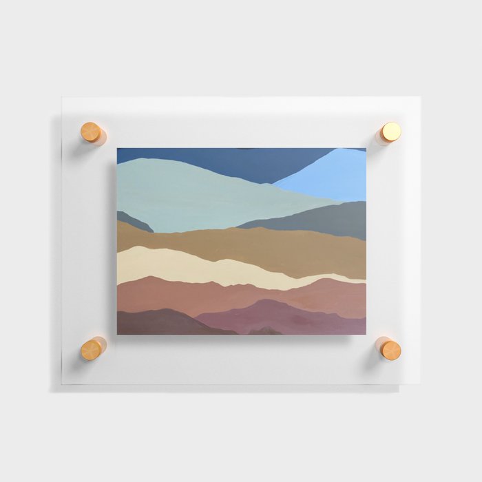 Mountains One Floating Acrylic Print
