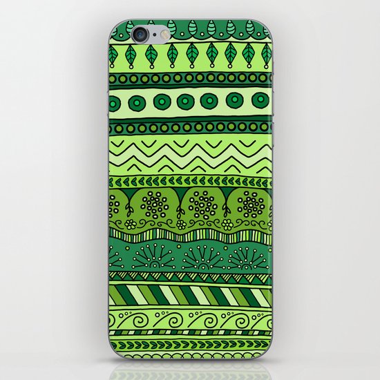 Yzor pattern 003 green iPhone & iPod Skin