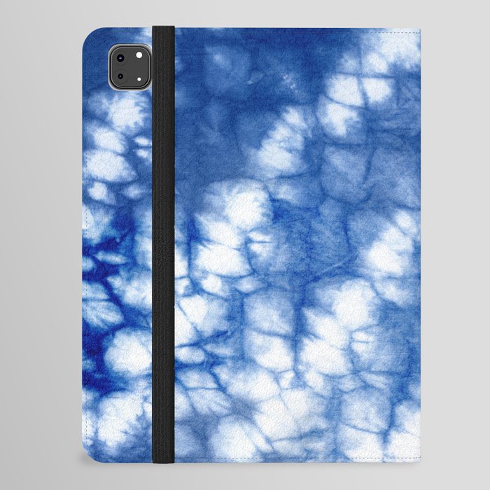 Indigo 11 Shibori Blue White Waterfall iPad Folio Case