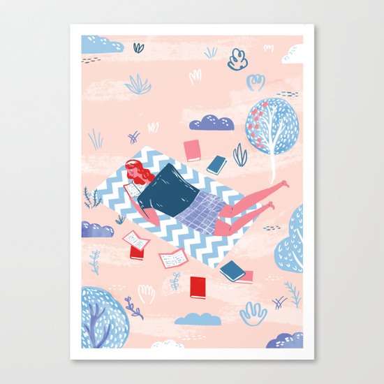 I have always imagined that Paradise will be a kind of library - Borges Canvas Print