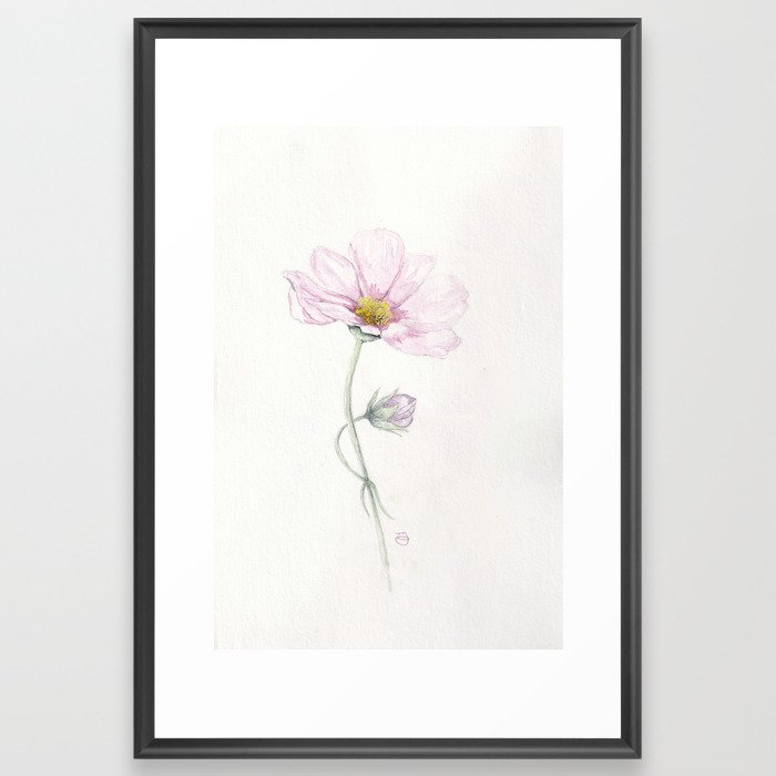 Purple flower Framed Art Print