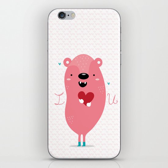 I heart u iPhone & iPod Skin