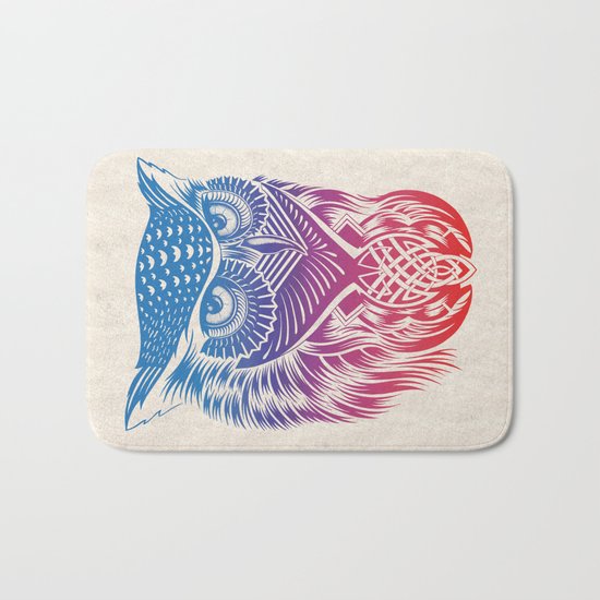 Owl of Color Bath Mat