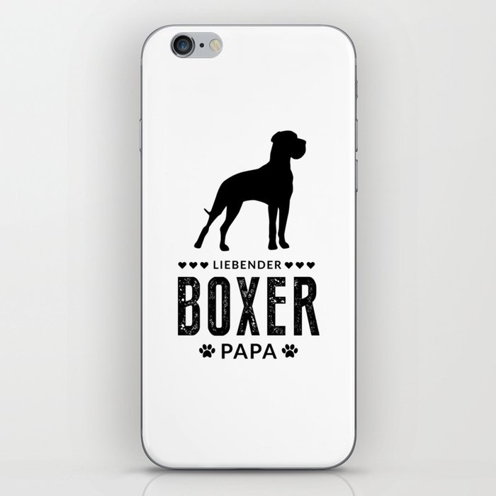 Boxer Dad German Boxer Dog Lover Dog Owner iPhone Skin
