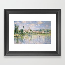Vetheuil in Summer 1880 by Claude Monet Framed Art Print