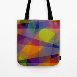 Dark Geometric Tote Bag