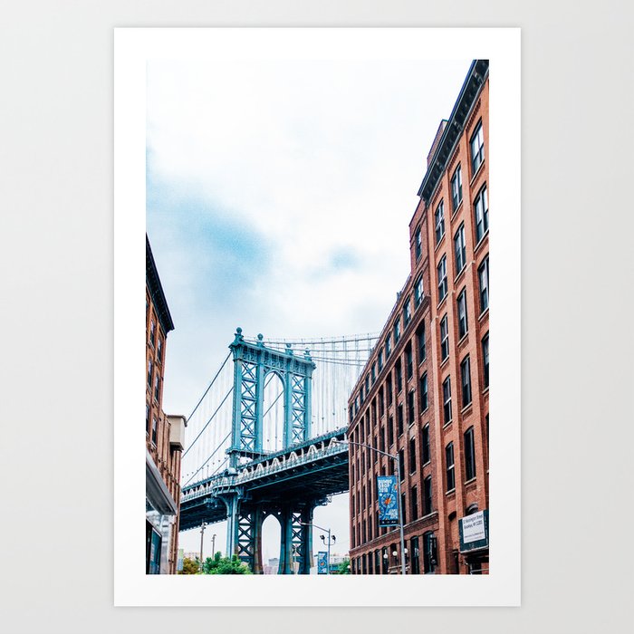 bridge new york Art Print