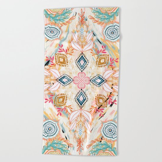 Wonderland in Spring Beach Towel
