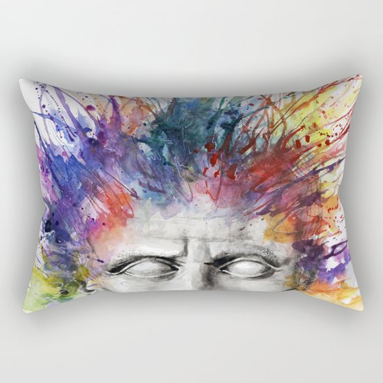 Not an academic portrait Rectangular Pillow