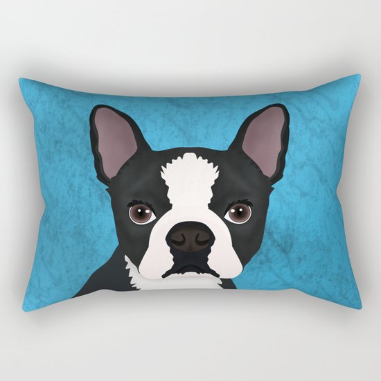 Boston terrier Rectangular Pillow